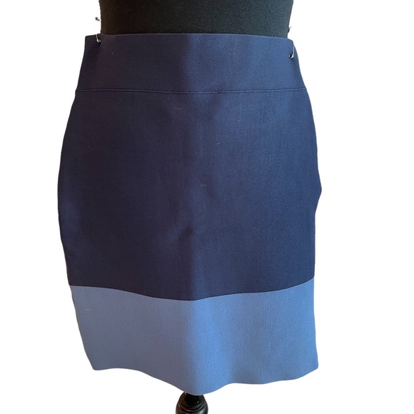 BCBG blue color block bandage skirts XXS - Picture 5 of 9